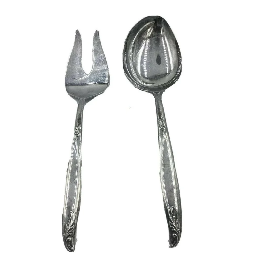 Holmes & Edwards Woodsong Serving Spoon
